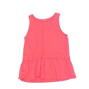 2/$15 Old Navy - Coral Sleeveless Peplum Top Size SP